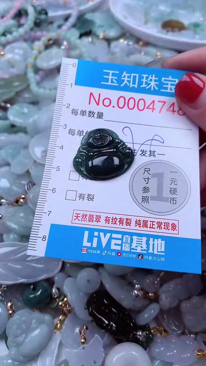 吊坠(不含链)未镶嵌翡翠4748