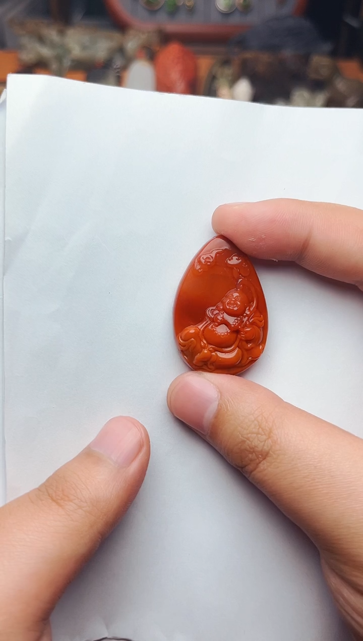 【闪购商品】南红玛瑙颈饰未镶嵌佛01