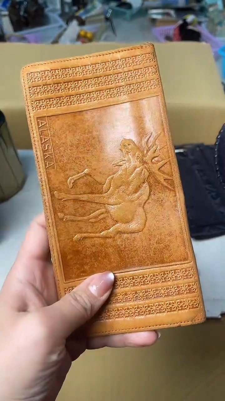 水牛剖层皮革旷**南中古杂项默认微瑕，满18包邮