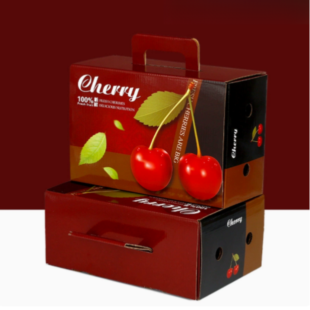 樱桃手提包装礼品盒空运装4--5斤装车厘子/樱桃礼盒水果礼盒
