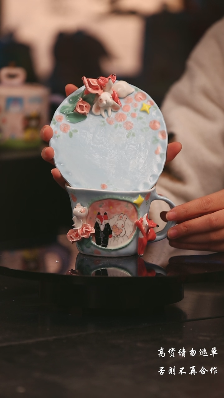 陶瓷景德镇可爱设计师款陶瓷
