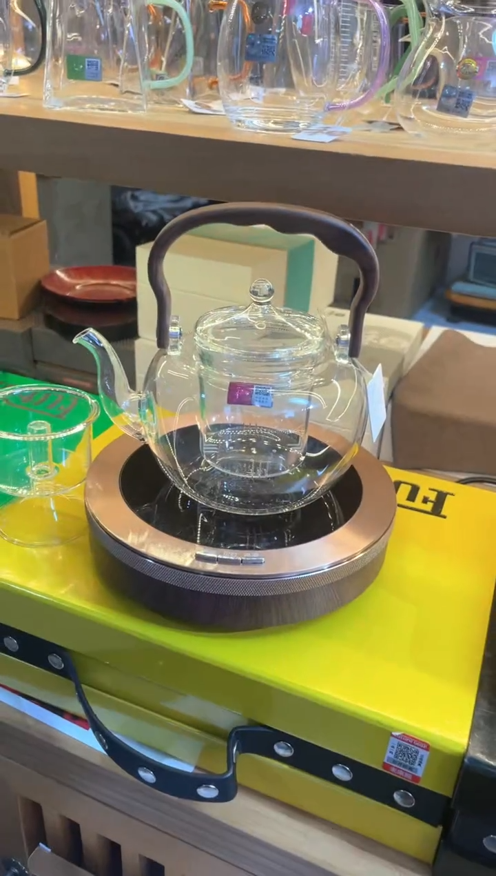 禾器/山雅壶/透明+茗凤祥x5胡桃木