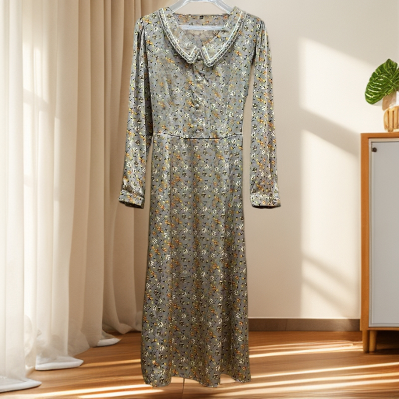 0289#【木兮兮专属】2025年秋冬季新款气质显瘦百搭时尚减龄连衣裙