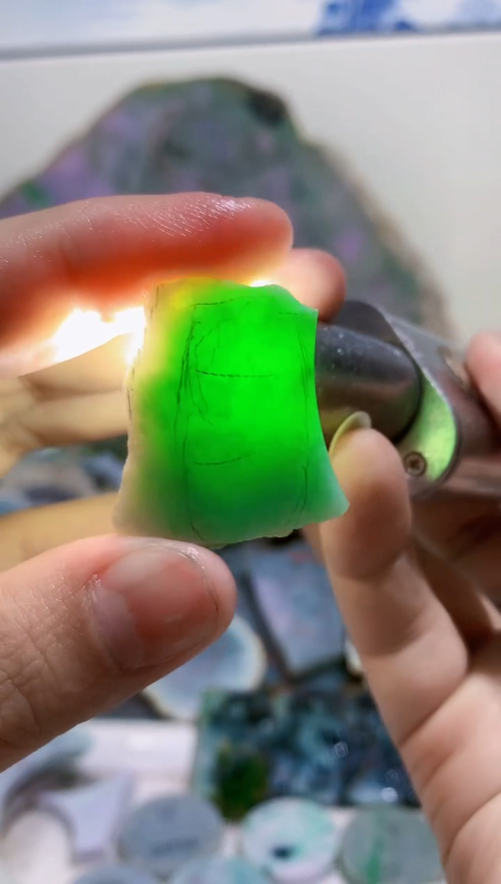 裸石翡翠0蒙0翡翠珠宝11