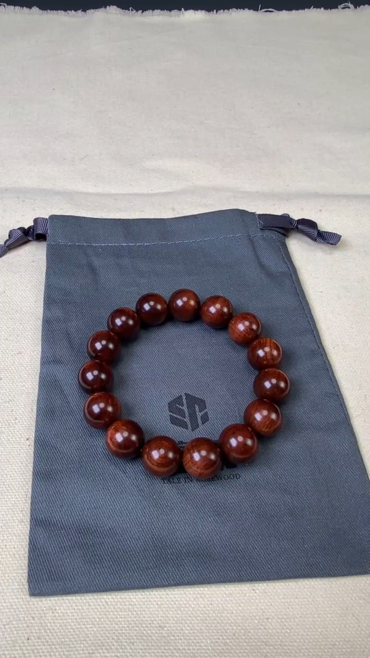 黄花梨/降香黄檀手串/手链黄花梨 1.5