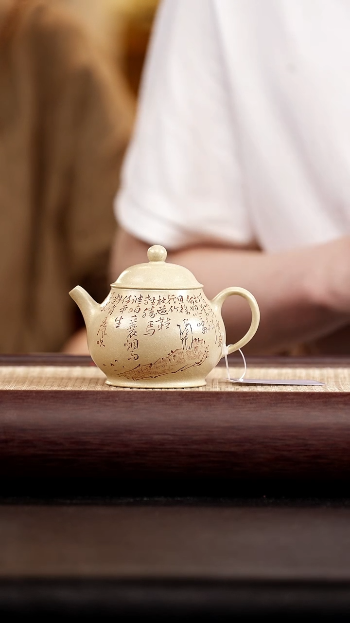 茶壶紫砂九溪堂 本绿 潘壶（定风波）