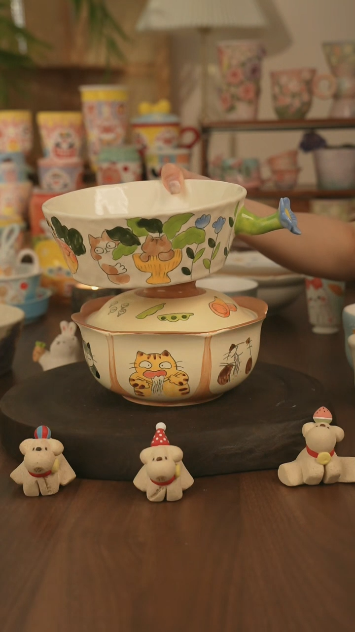 杯子景德镇原创手作陶瓷