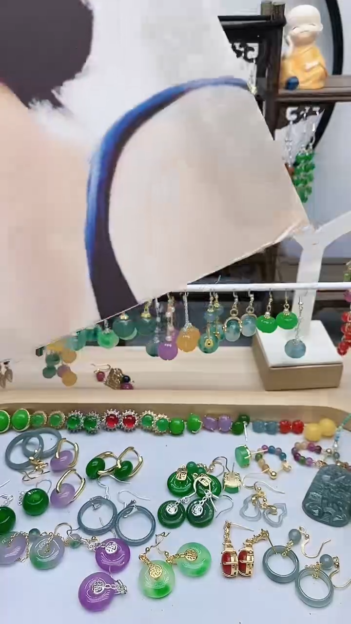 未镶嵌耳环碧玺141