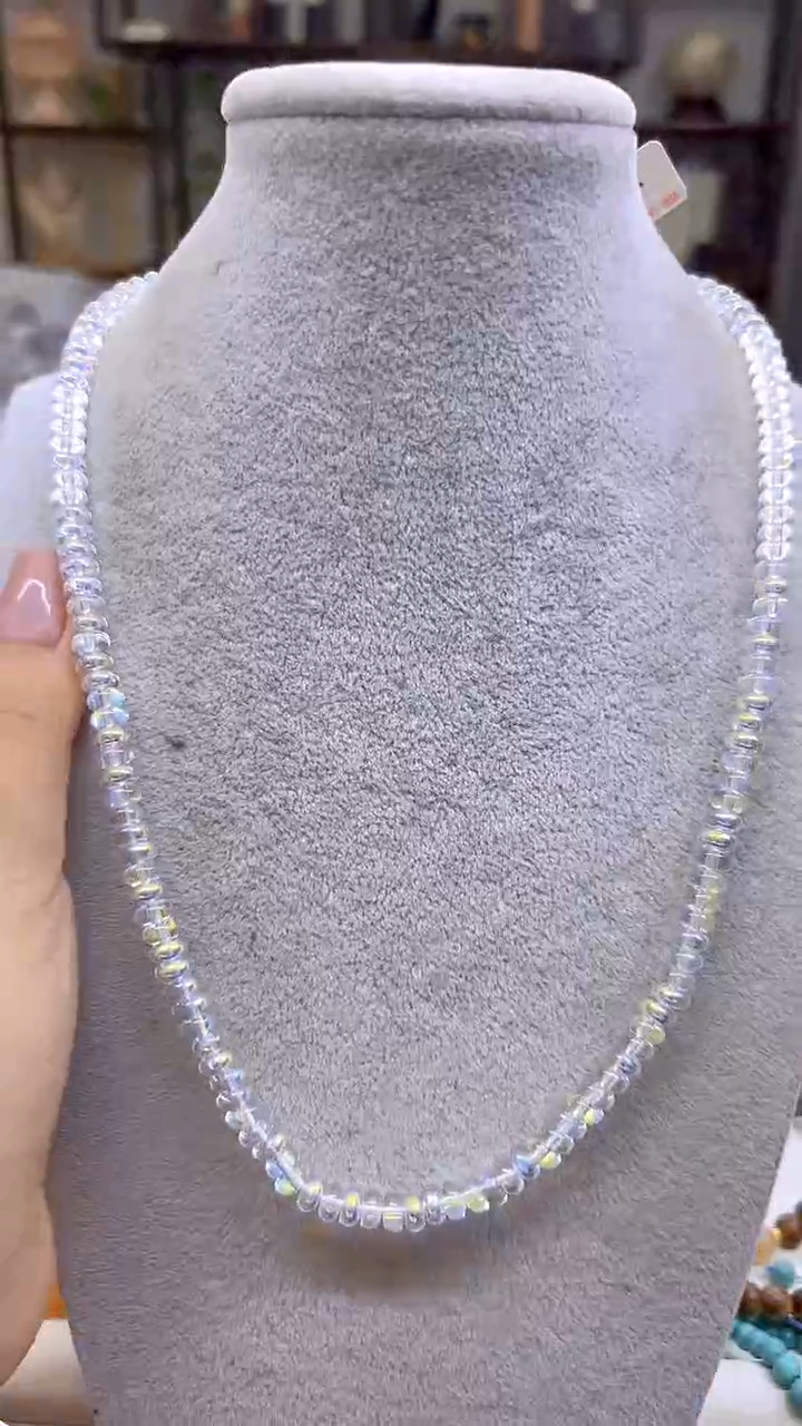 未镶嵌项链月光石DIY款X672