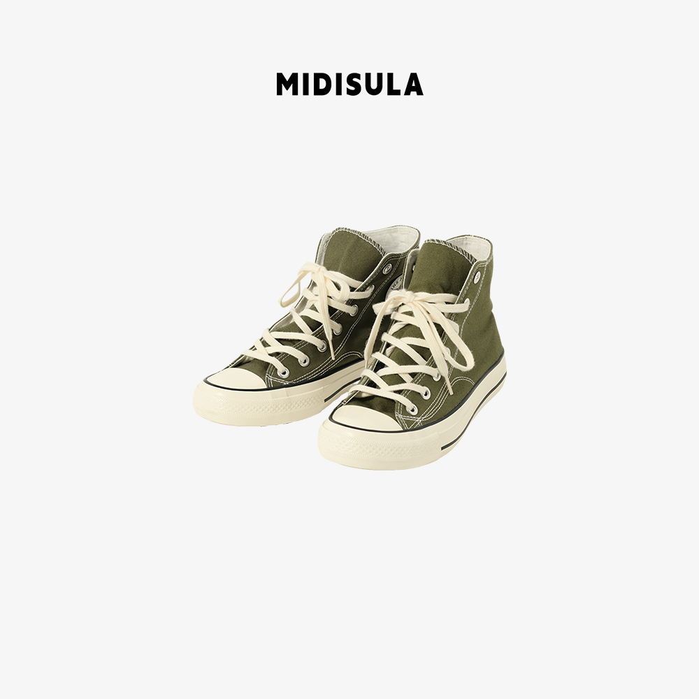 MDSL·时尚洋气通勤经典高帮帆布鞋#02197