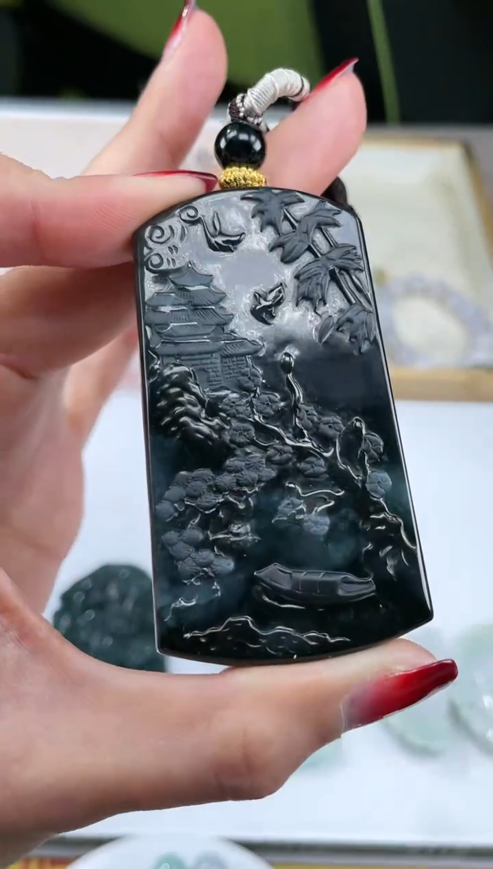 【闪购商品】定制翡翠未镶嵌不退不换CMH1件-A