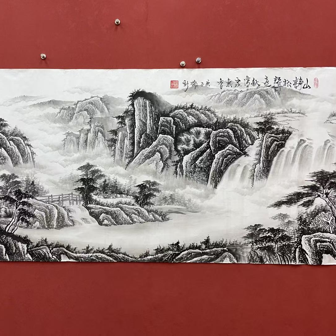 谢瑞新老师作品 山静松声远