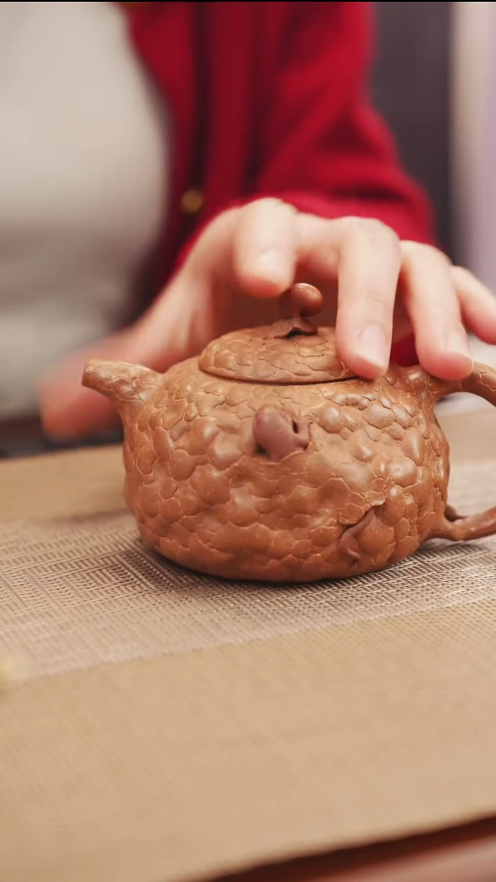 茶壶紫砂1***1原矿老段泥壁虎供春