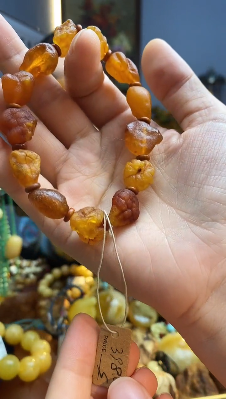 手串琥珀未镶嵌手串