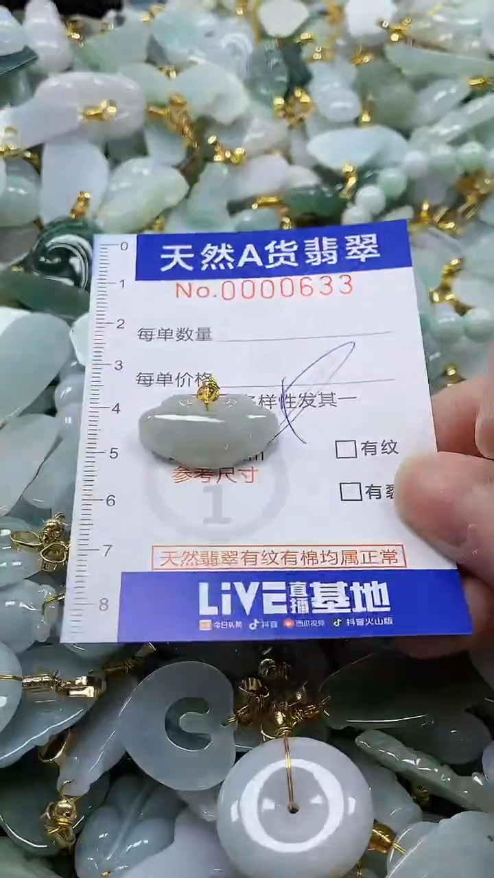 颈饰未镶嵌翡翠纯天然a货翡翠