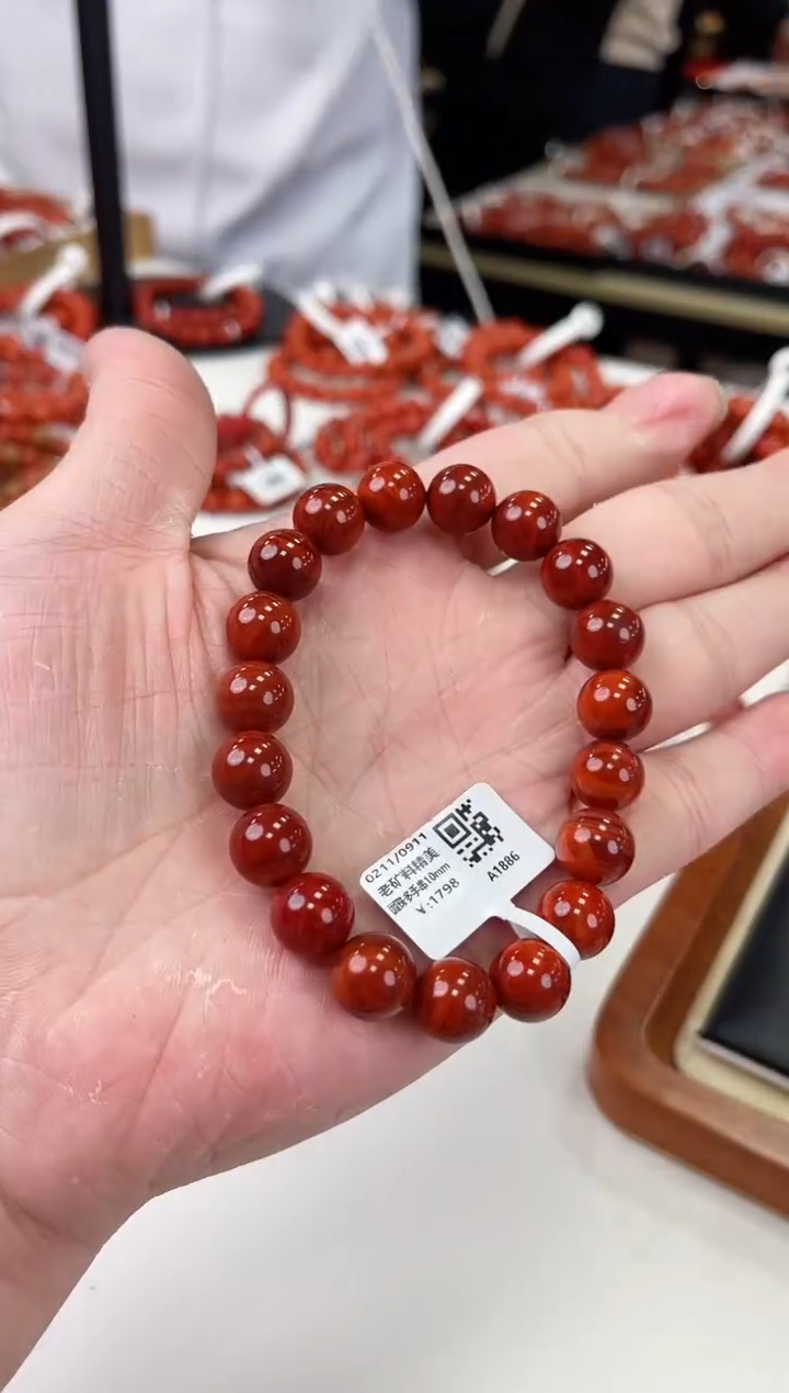 【闪购商品】南红玛瑙瓦西手串10+未镶嵌一个/条