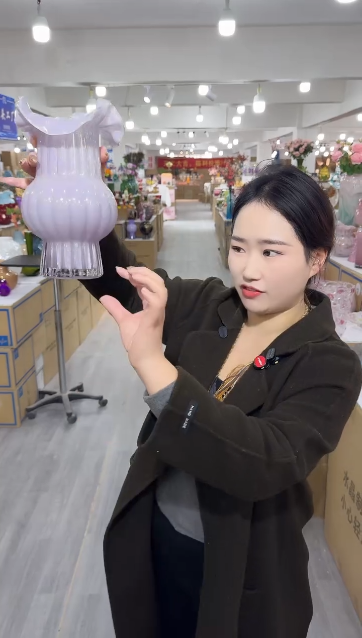 【闪购商品】琉璃静姐花器Q-花瓶品2