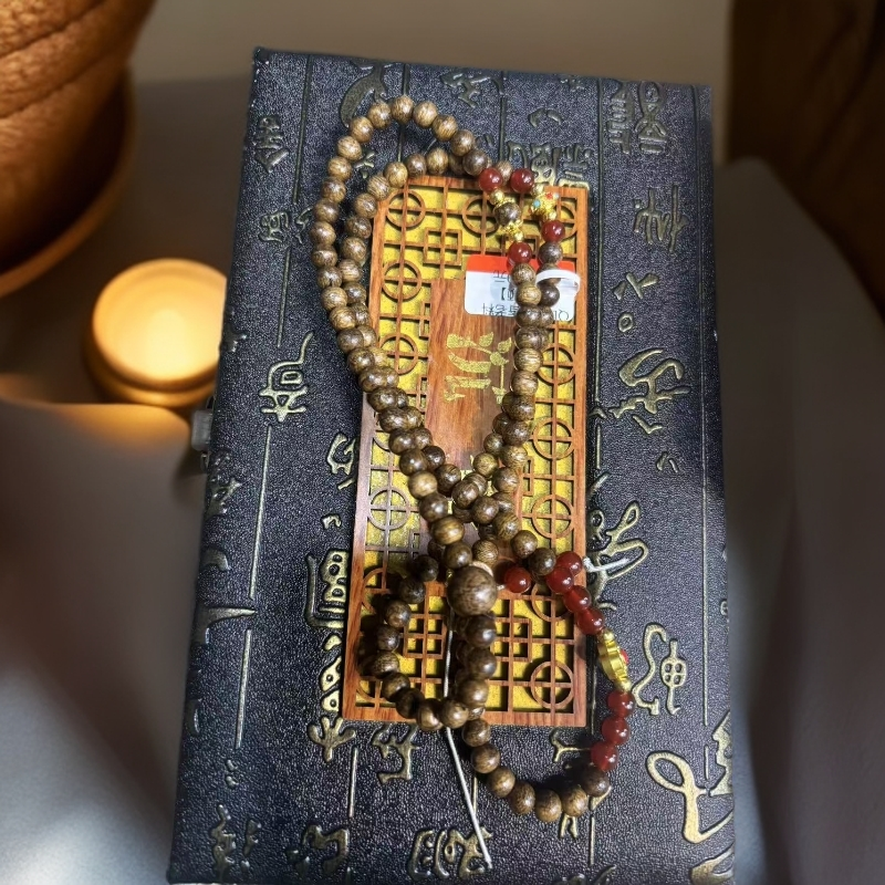 增香沉香木精品文玩多圈手串QL30