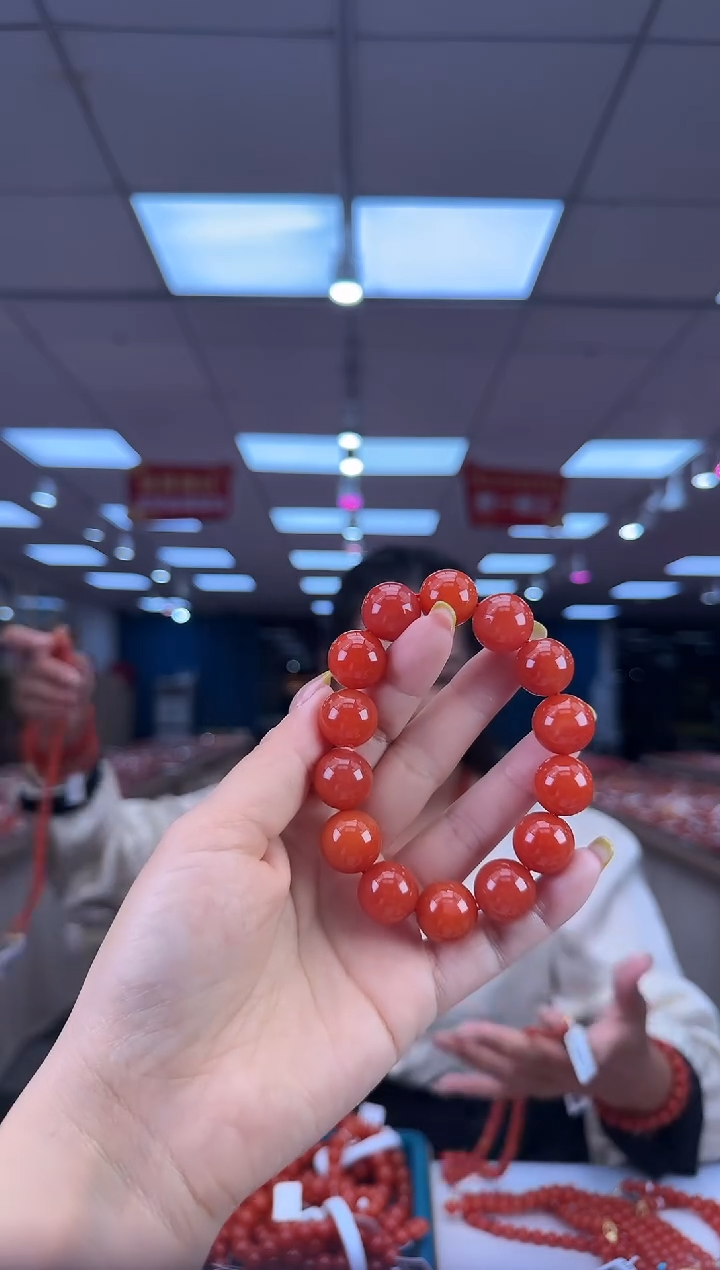 南红玛瑙珠串未镶嵌多样发其一/15/HS9991254