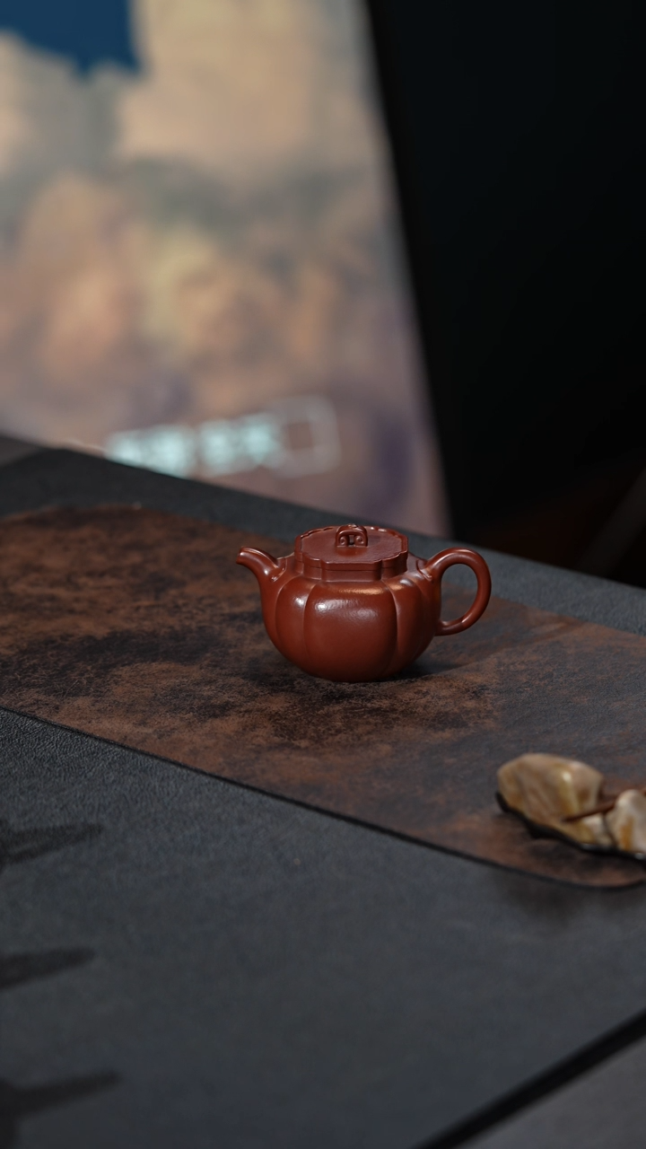 【闪购商品】朱泥茶壶太极如意朱泥
