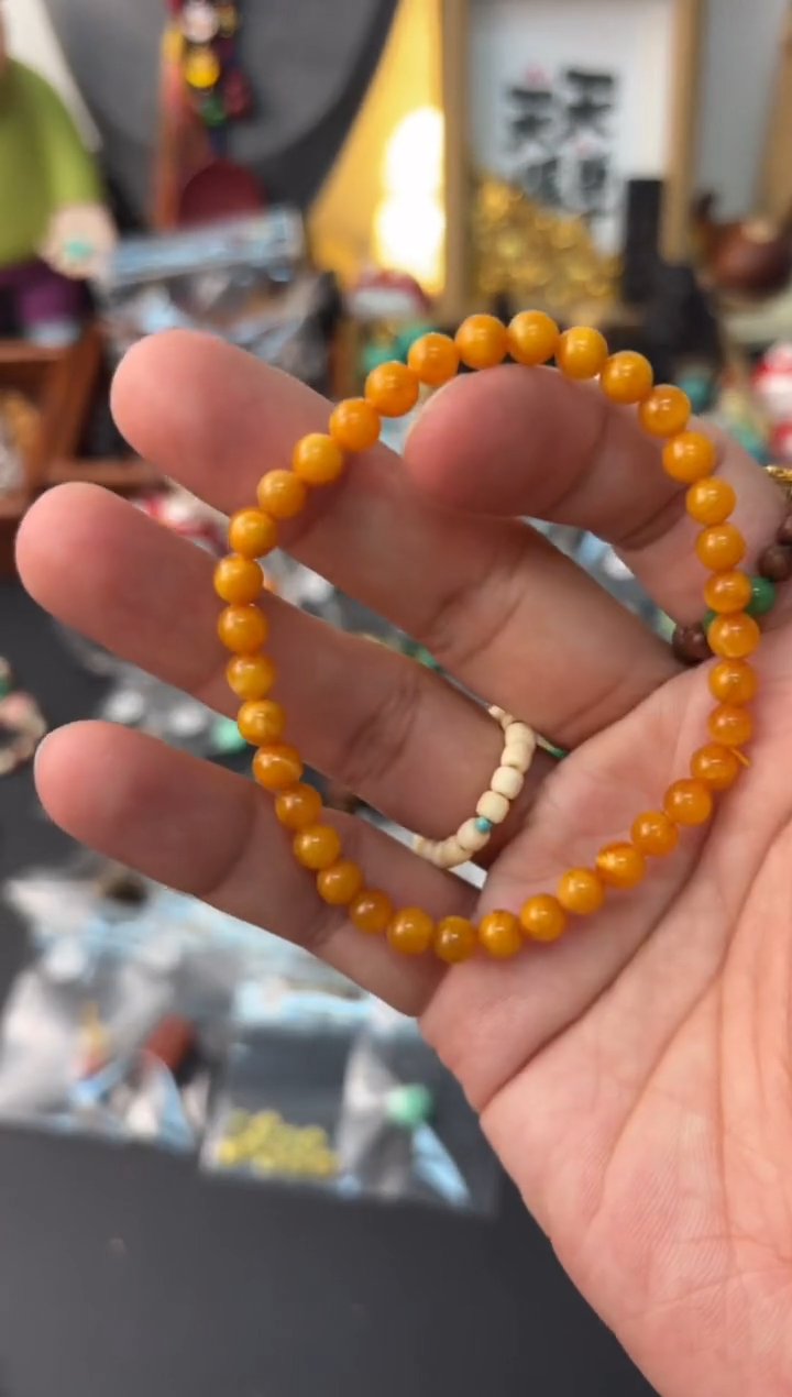 【闪购商品】蜜蜡手链未镶嵌W977W977W977