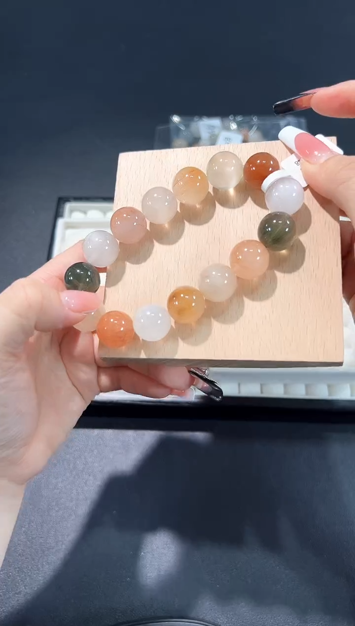 未镶嵌手串水晶48g多样性发其一【1条】默认微瑕16mm