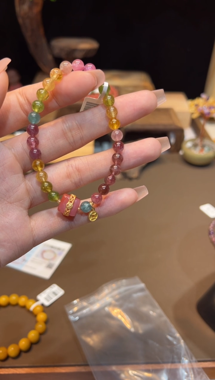 【闪购商品】碧玺手链未镶嵌手饰@@7722