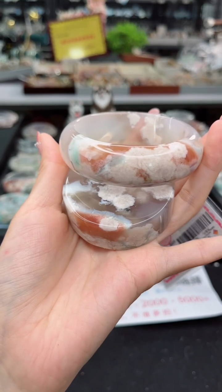 【闪购商品】石英质玉手镯未镶嵌59圈口（赠品镯心）6539300