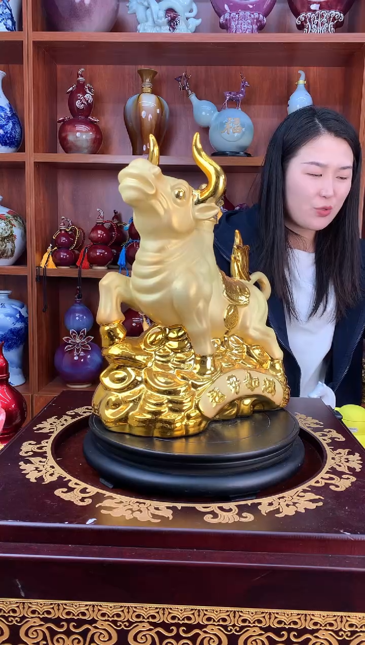 瓷5斤装牛气冲天空酒坛