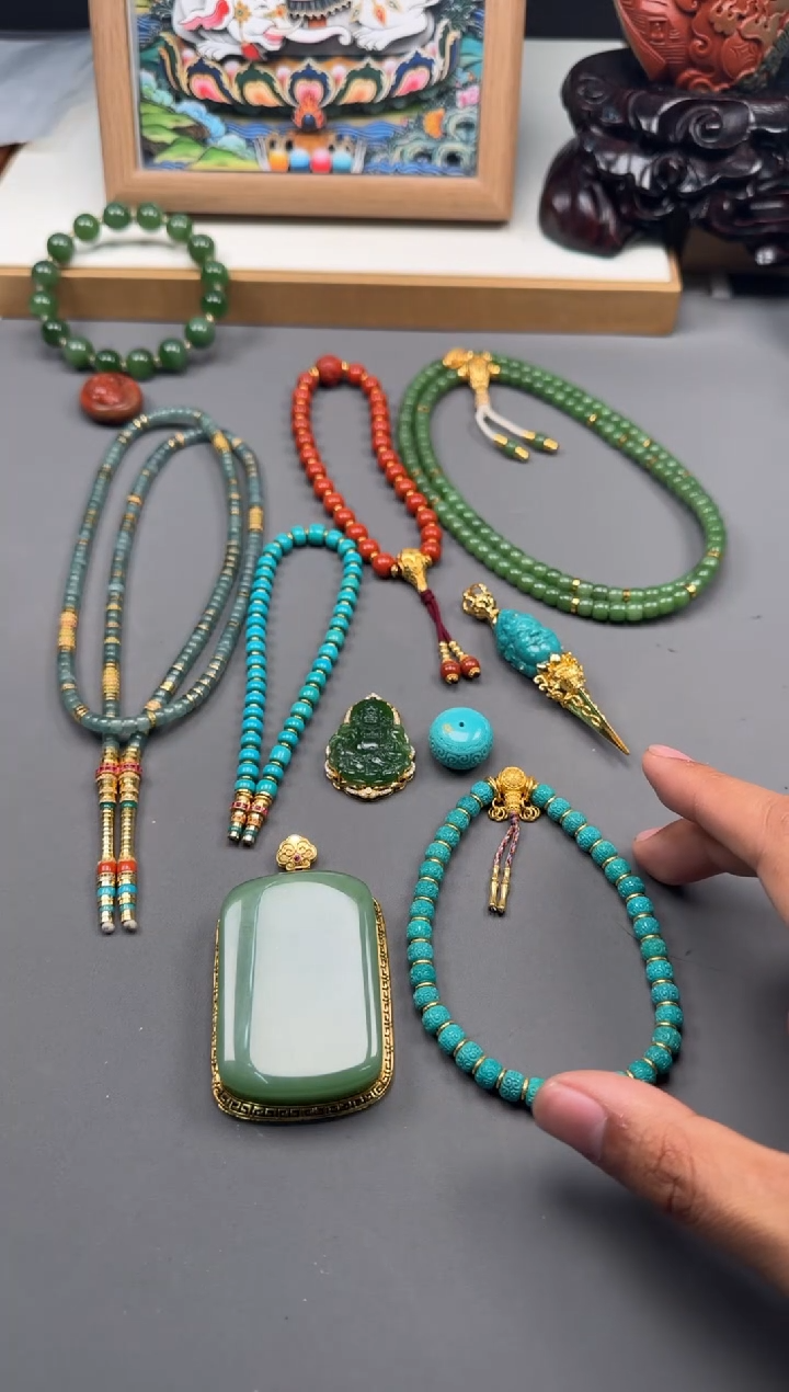 【闪购商品】南红玛瑙手串手串18K金镶嵌手串手串