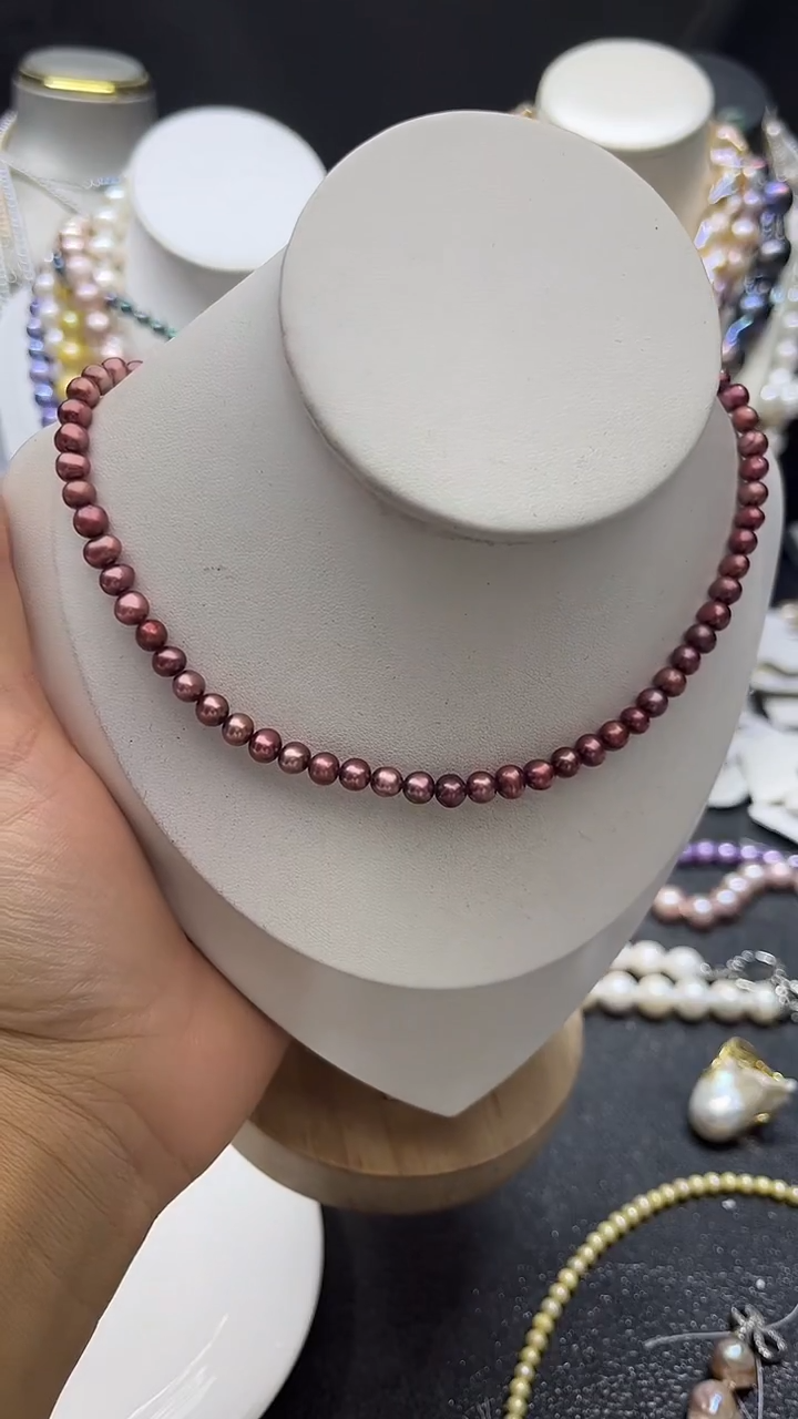 颈饰未镶嵌淡水珍珠多人