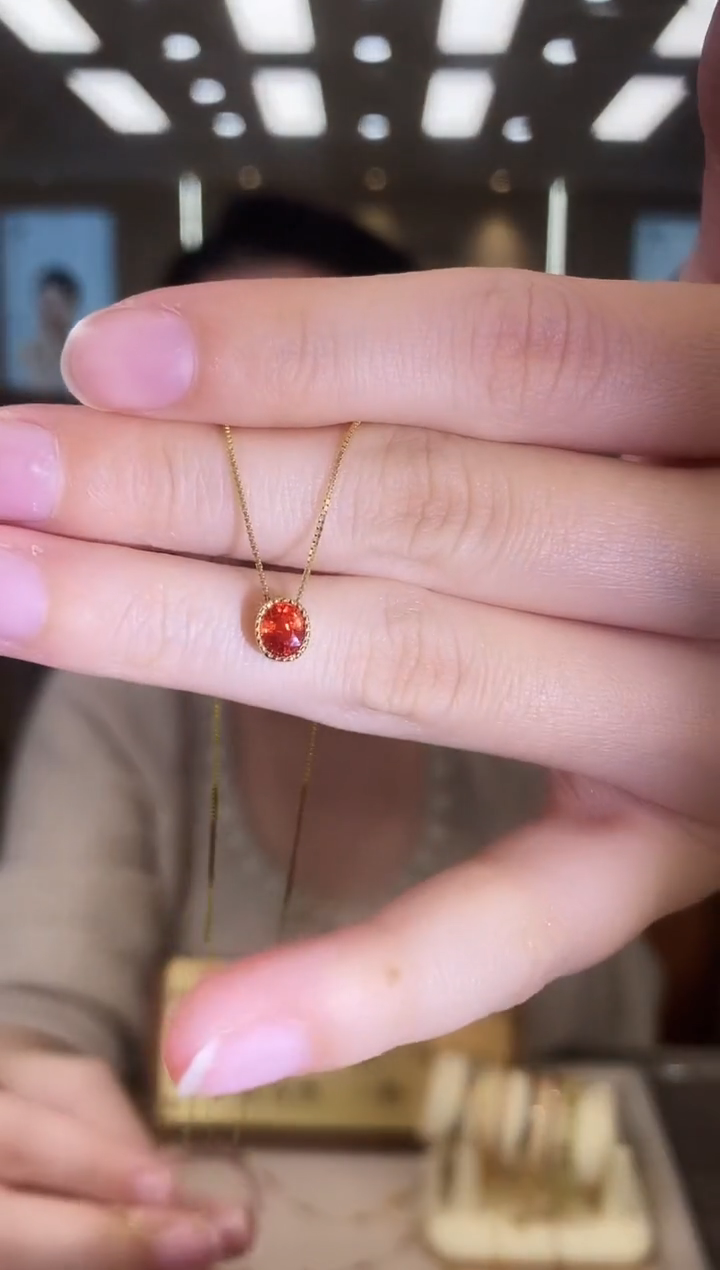 项链蓝宝石银S925镶嵌05