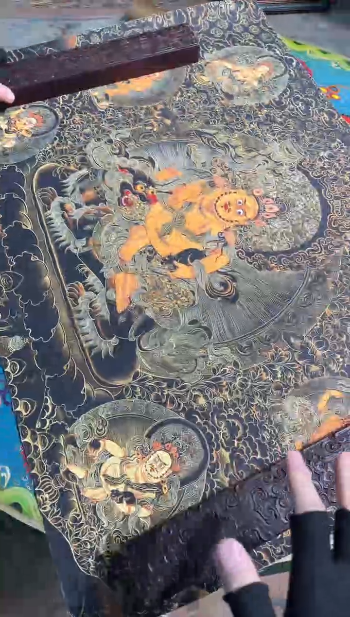 卷轴画东东唐卡tk16
