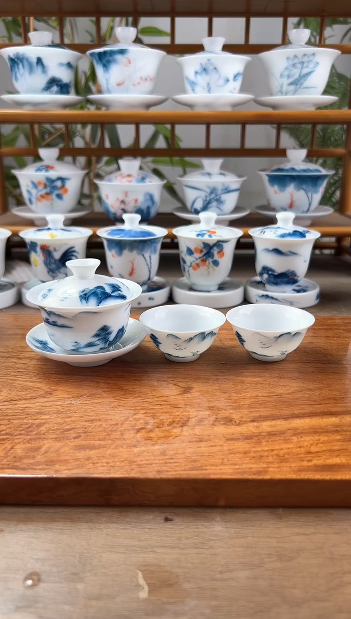 微瑕寒江独钓80ml三才+小玉兰杯2个