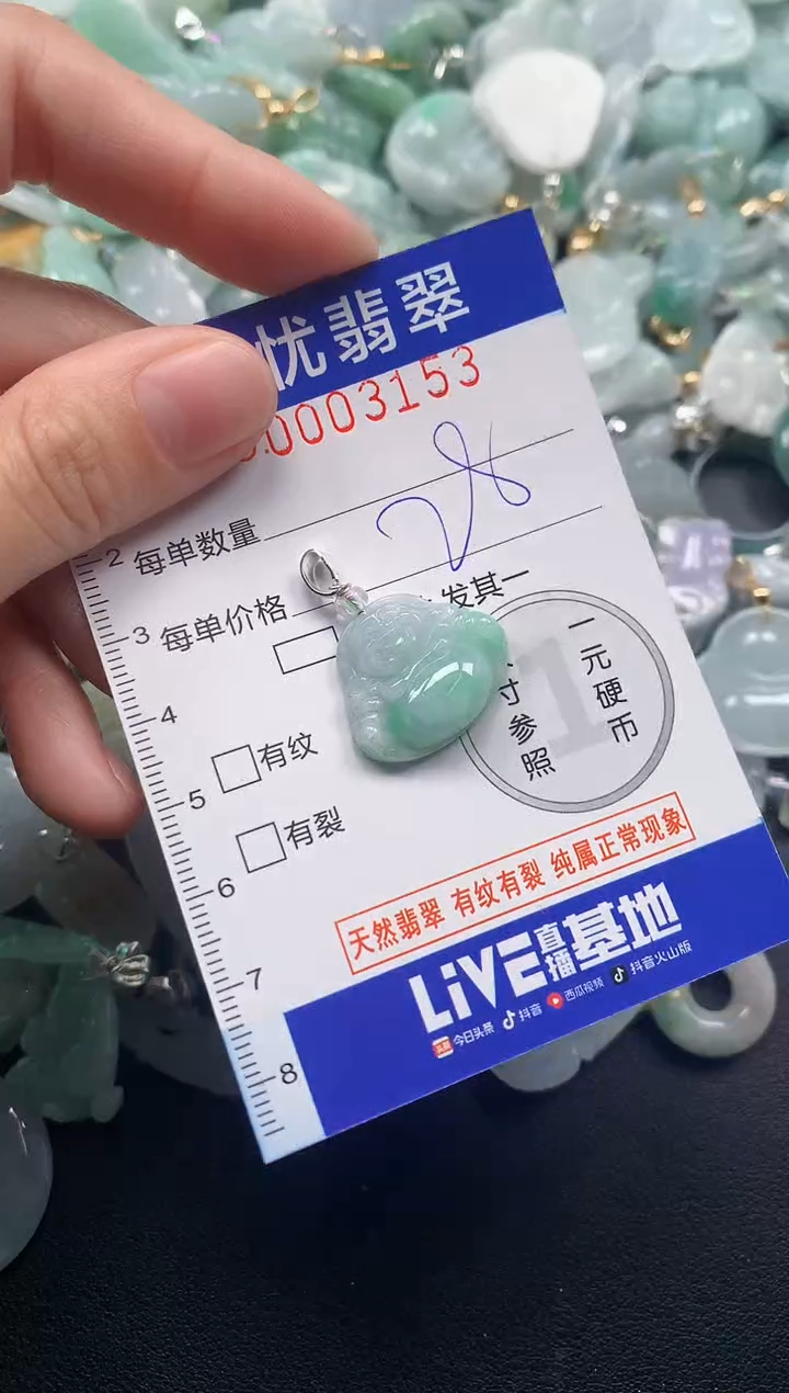 颈饰未镶嵌翡翠3153