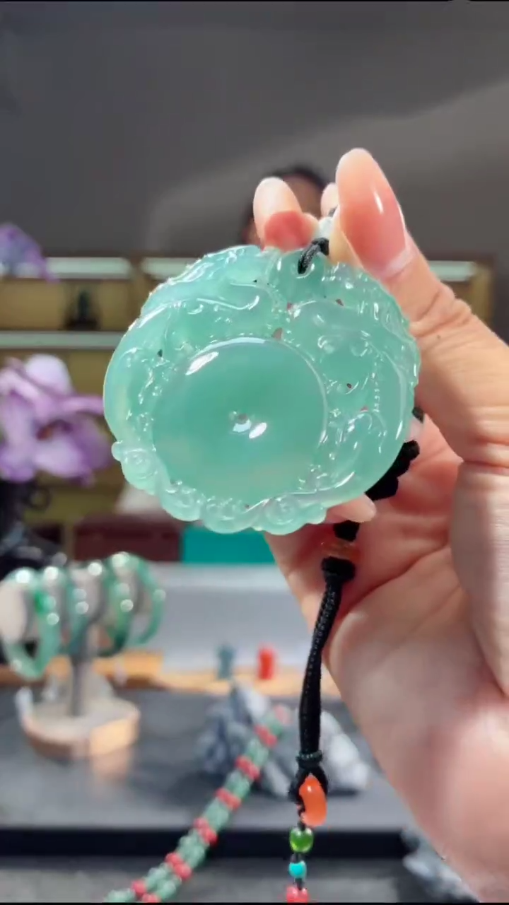 吊坠(不含链)未镶嵌翡翠仿古扣