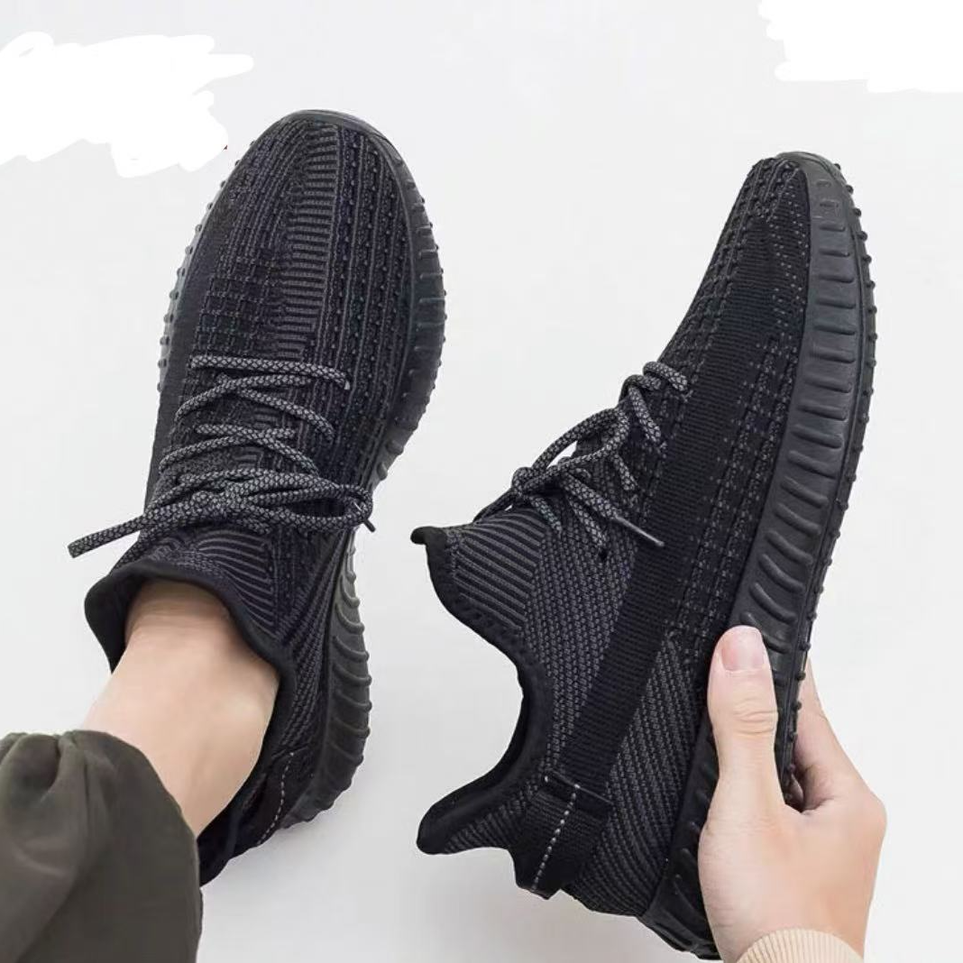 莆田椰子鞋现货现发飞织网面透气鞋夏季男潮流运动鞋休闲男士鞋子