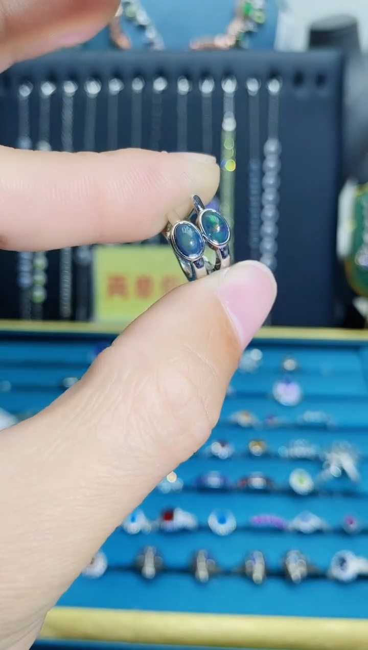 【闪购商品】欧泊珠宝奇石银S925镶嵌1121