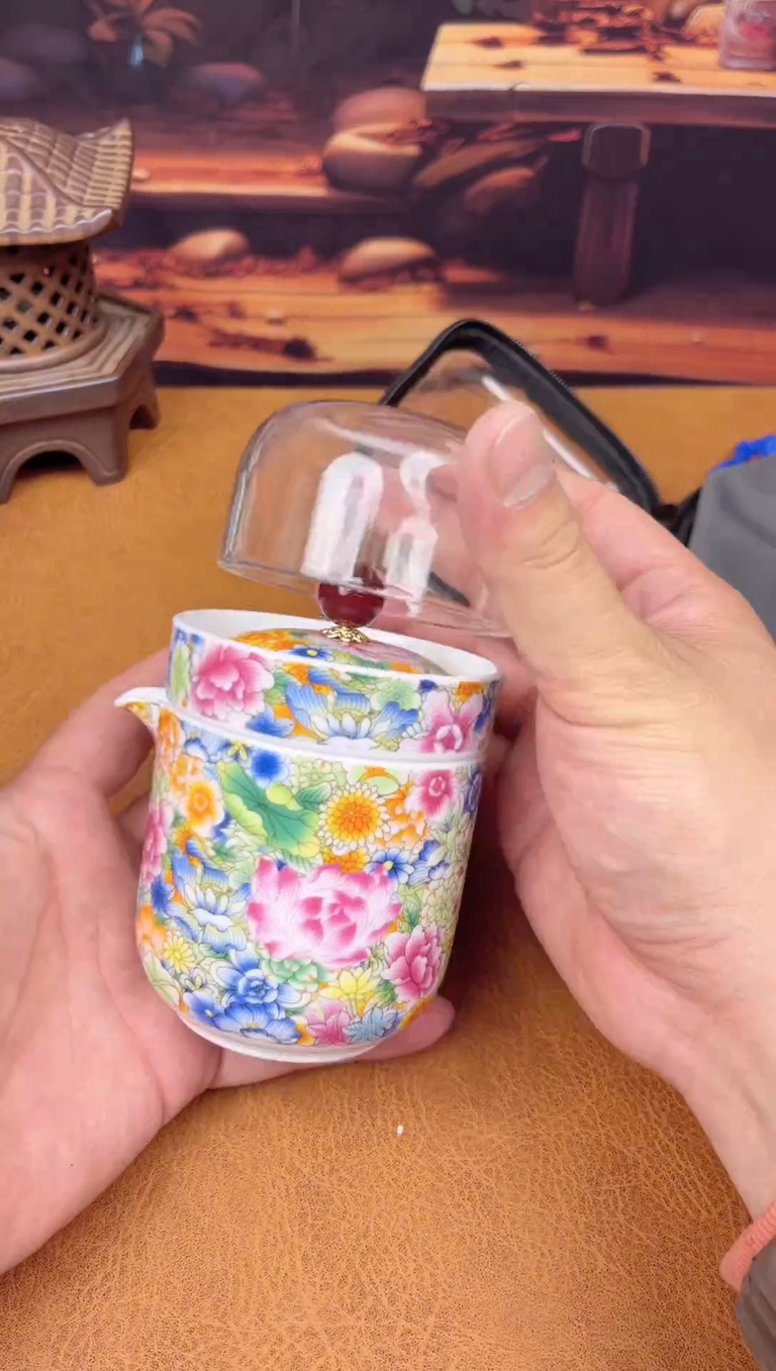 【闪购商品】陶瓷茶具摆件茶叶罐