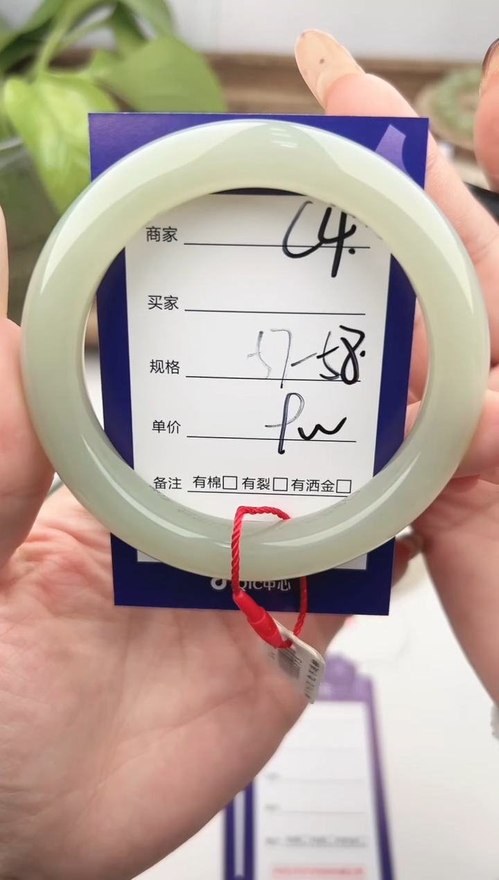 未镶嵌手镯和田玉微色差C4