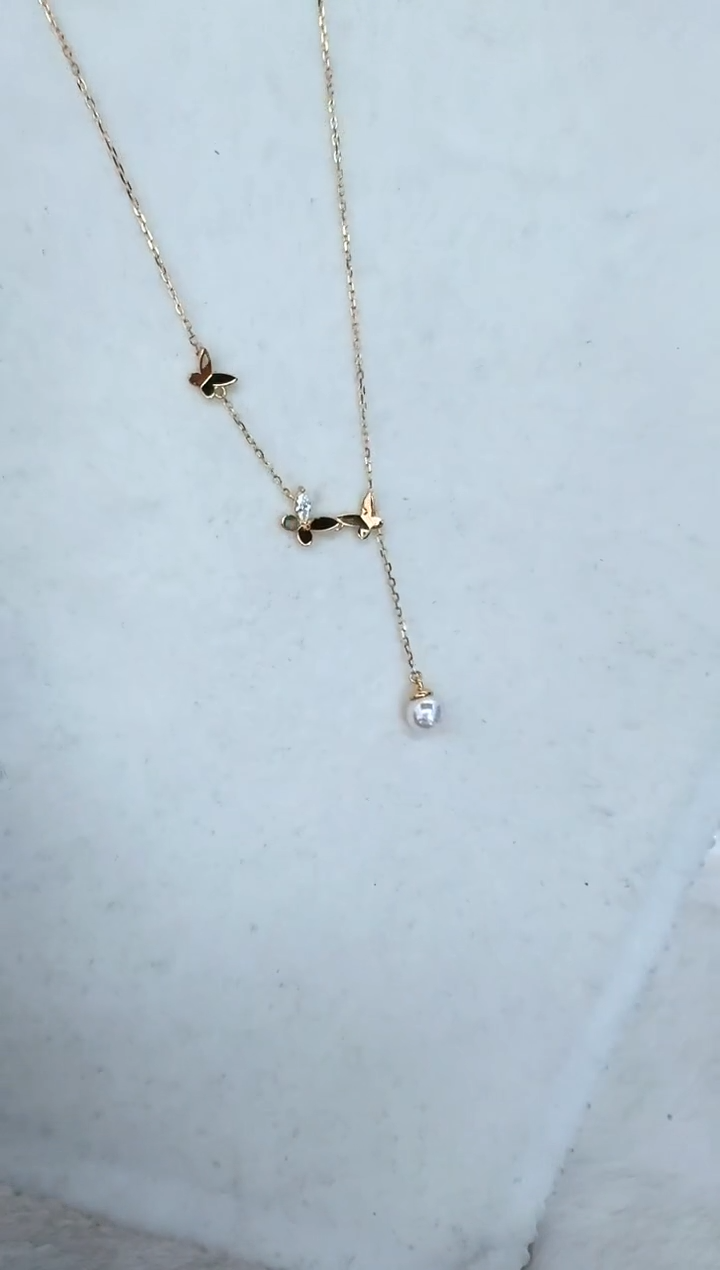 【闪购商品】海水珍珠颈饰银S925镶嵌项链