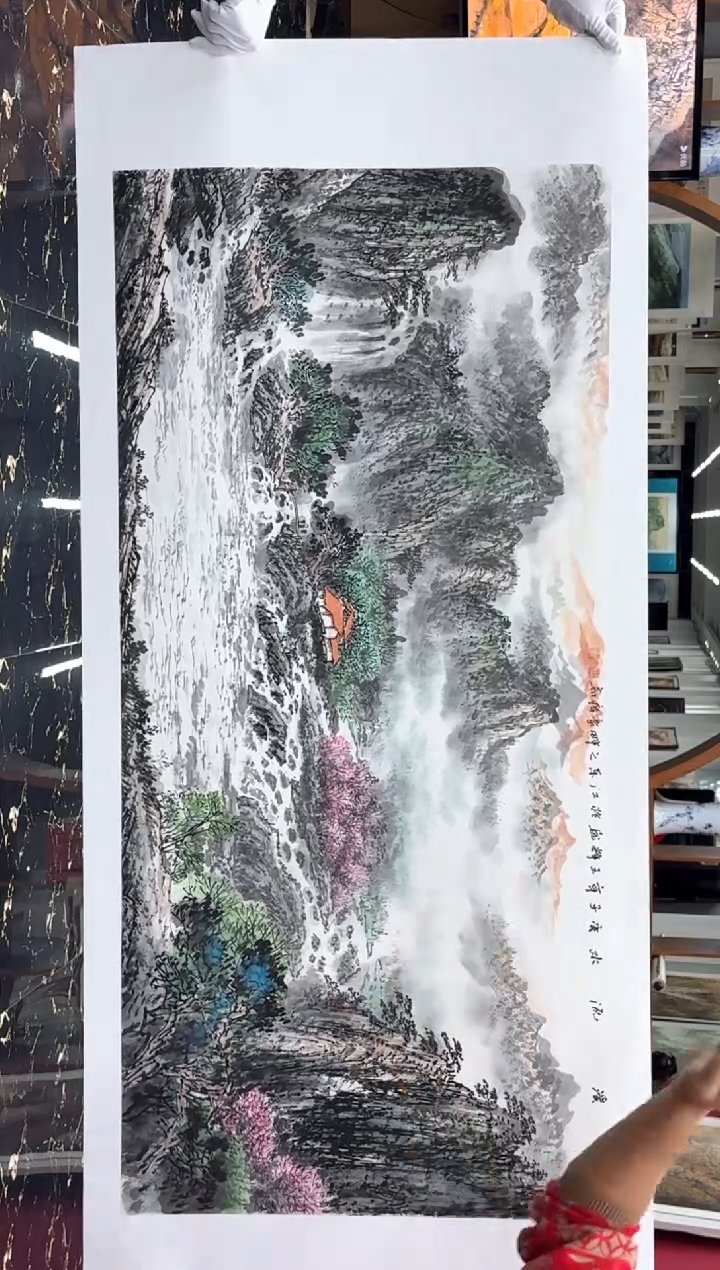 国画国画绘画山水花鸟