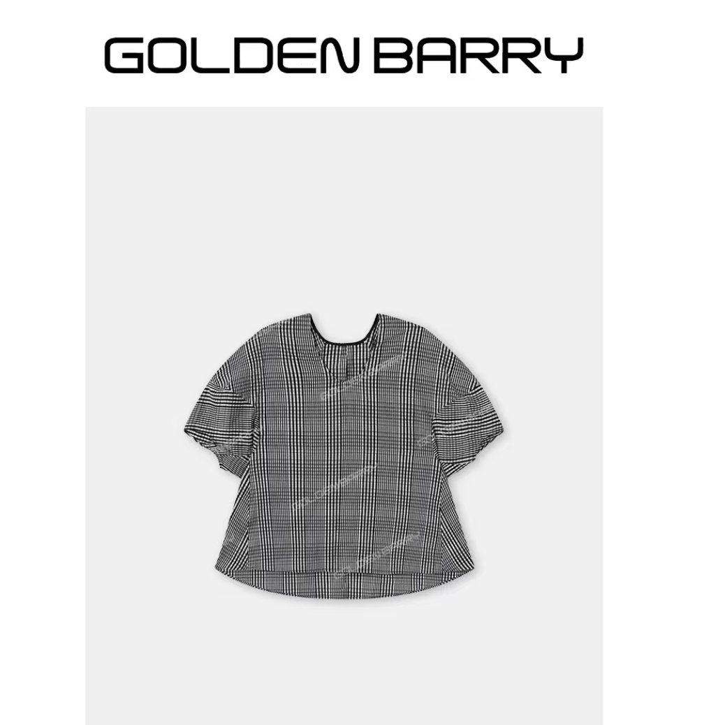 GOLDENBARRY|206405灯笼袖U领上衣