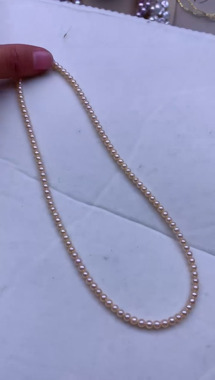 【闪购商品】淡水珍珠项链未镶嵌淡水珍珠项链