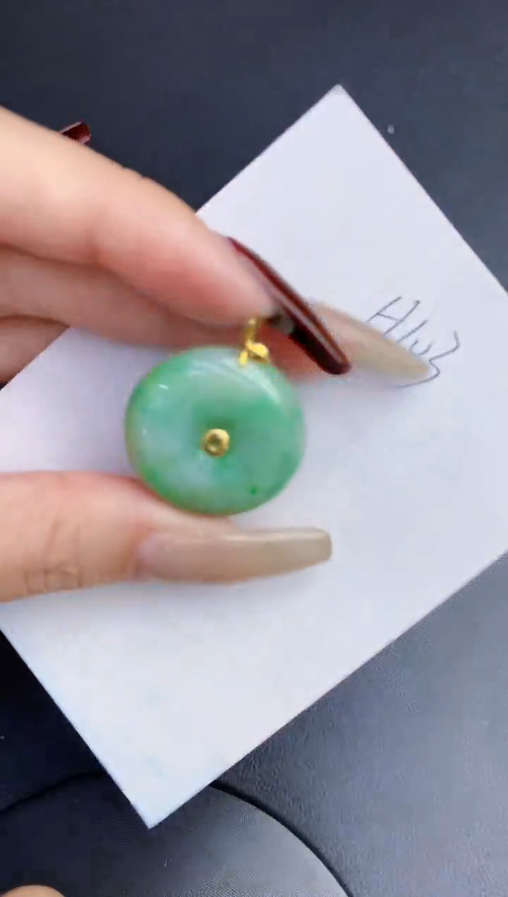 【闪购商品】翡翠颈饰18K金镶嵌00000000000