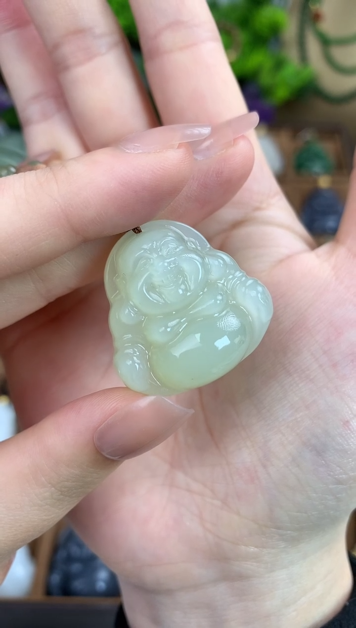 【闪购商品】和田玉未镶嵌颈饰吊坠30mm