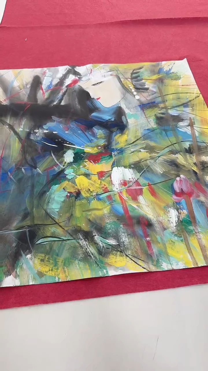 国画12-28-14石老师四平尺国画作品随机  zx