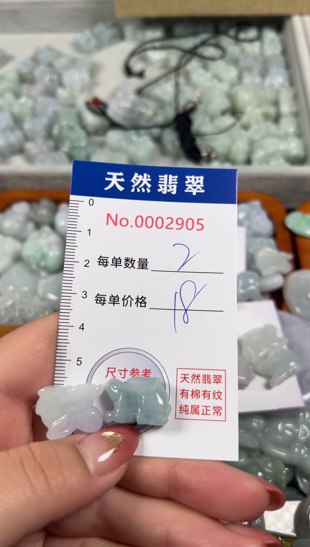 翡翠未镶嵌吊坠(不含链)2905