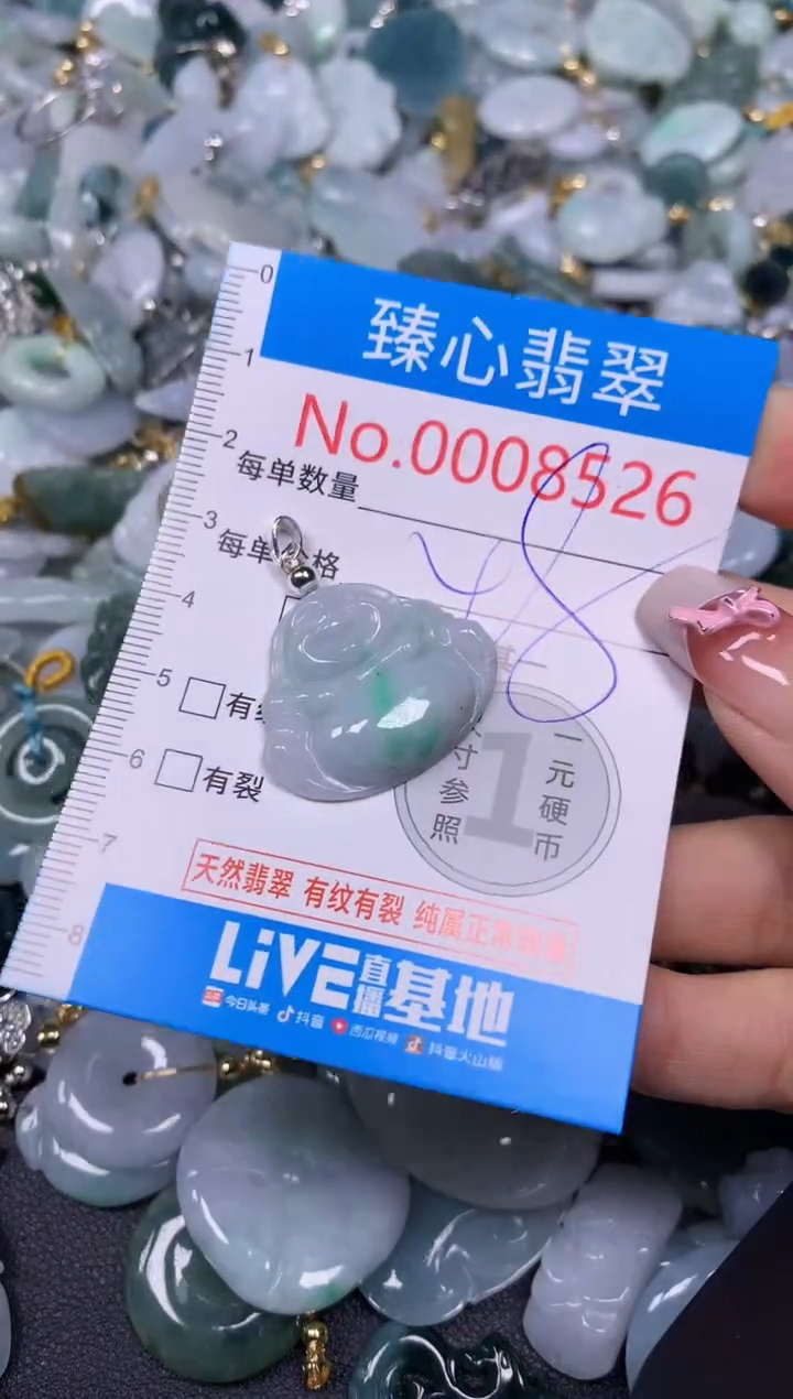 【闪购商品】翡翠颈饰未镶嵌含绳0008526