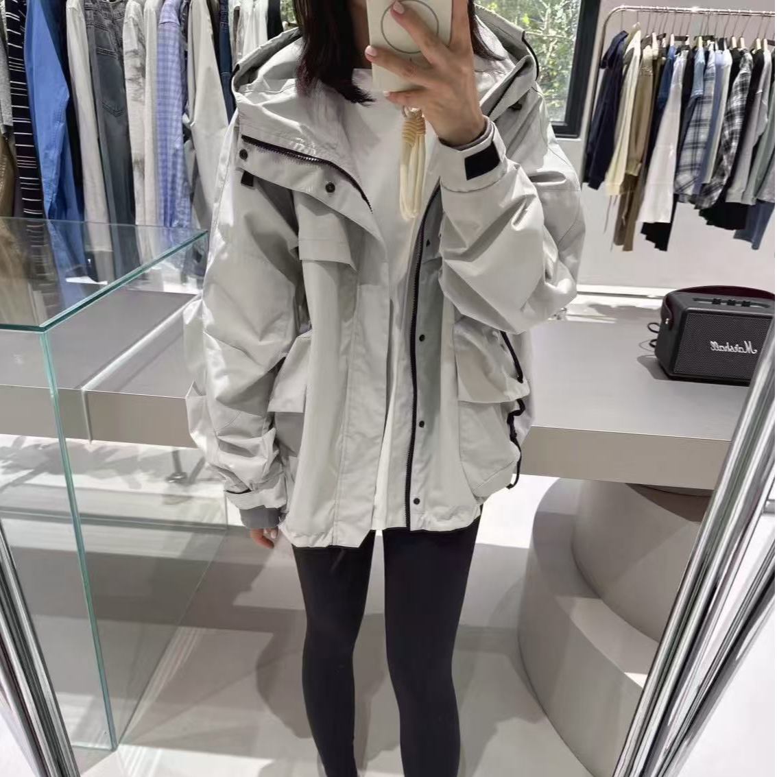 韩国东大门女装冲锋衣外套 NO退
